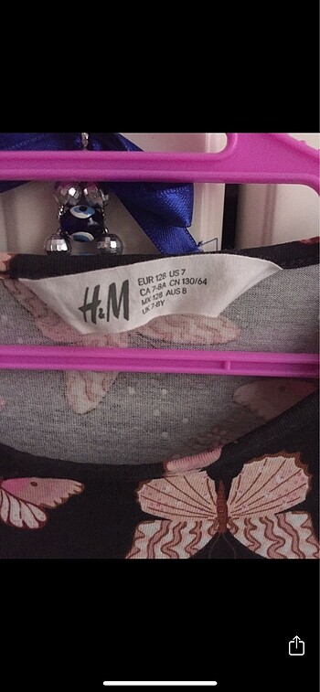 7 Yaş Beden H&M elbise tayt takım 7-8 yaş
