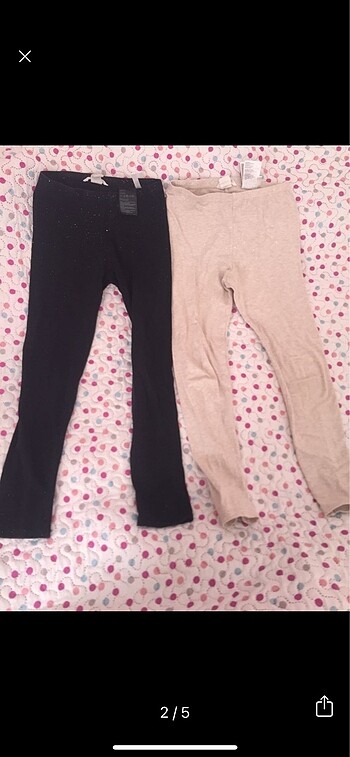 H&M H&M organik pamuk 2 tayt