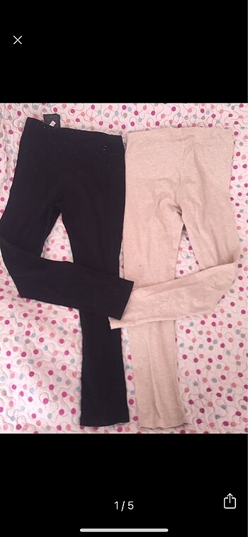 H&M organik pamuk 2 tayt