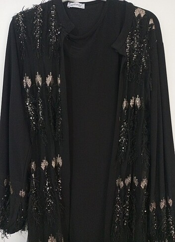 diğer Beden siyah Renk İçli dışlı abaya