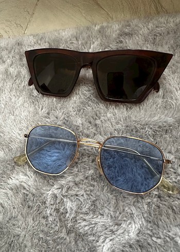 Kahverengi ve Gri Kadın Gözlük Seti - Görsel 2