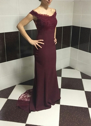 bordo balık model abiye