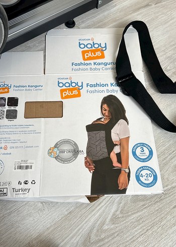  Beden siyah Renk Baby Plus Siyah Gri Bebek Kanguru