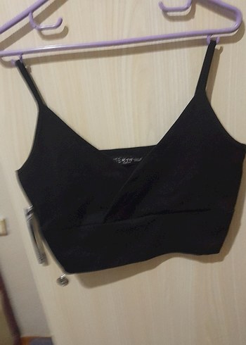 Siyah Midi Street Wear Sporcu Sütyeni - Görsel 2