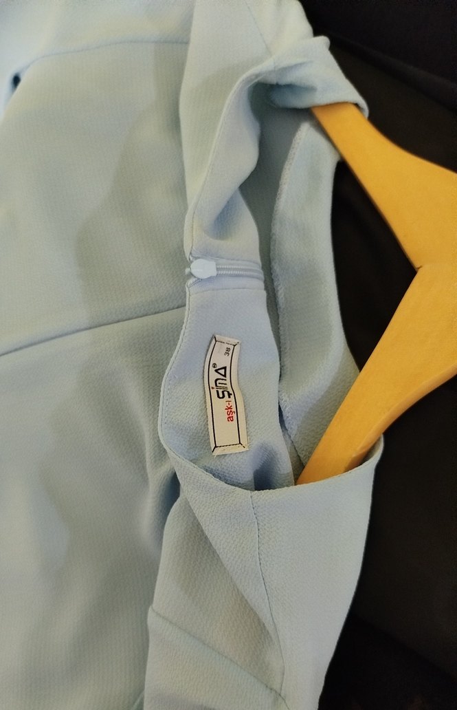 Diğer Mavi Uzun Kollu  Tunik - Görsel 4