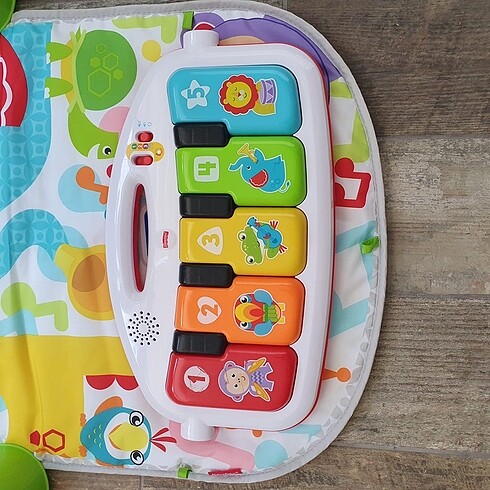 Beden yeşil Renk Fisher Price piyanolu oyun halısı