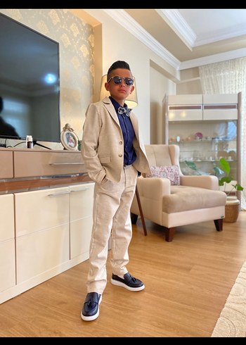 Lacivert  Erkek Çocuk Püsküllü Günlük Ayakkabı - Görsel 5