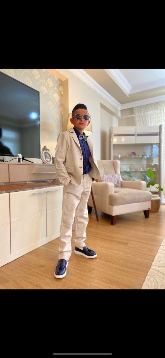 Lacivert  Erkek Çocuk Püsküllü Günlük Ayakkabı - Görsel 5