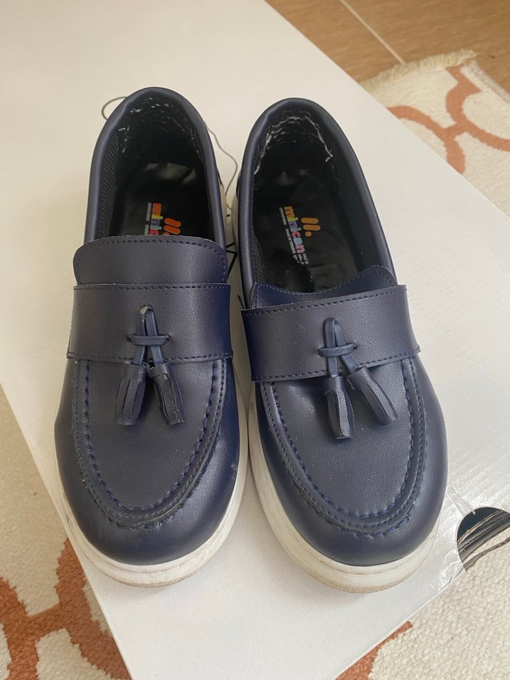 Lacivert  Erkek Çocuk Püsküllü Günlük Ayakkabı - Görsel 2