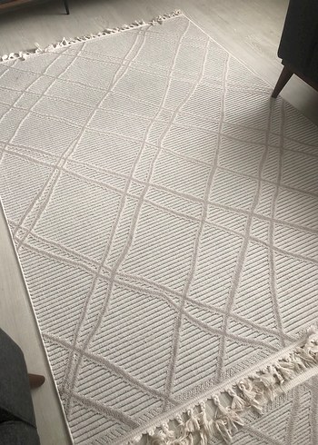 Çağdaş Gri Desensiz Halı İkili - Görsel 2