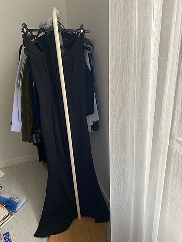 Trendyol & Milla Siyah abiye elbise