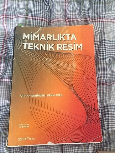 Mimarlıkta teknik resim kitabı Orhan Şahinler