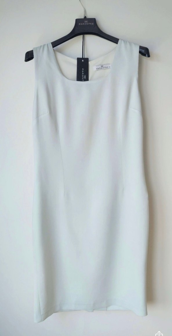 Bebe Mavisi Kadın Kolsuz Midi Kalem Elbise - Görsel 2