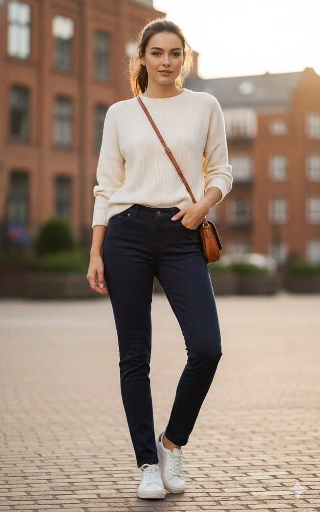 Dar Kesim Kadın Pantolon - Görsel 2