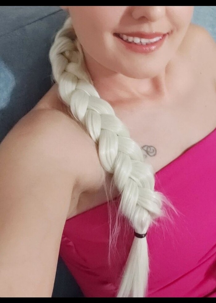 Yarım ay peruk platin - Görsel 2