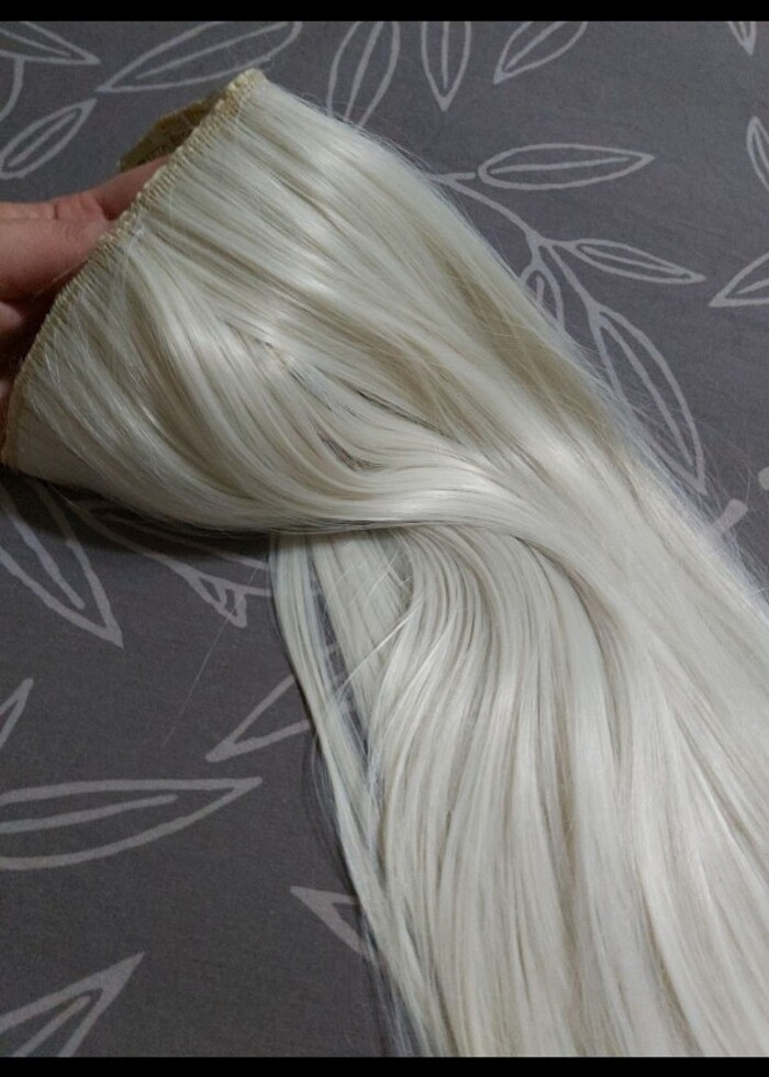 Yarım ay peruk platin - Görsel 4