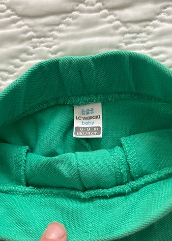 Düğmeli Erkek Yeşil Şort - Görsel 2