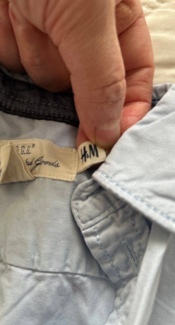 Erkek Çocuk Gri Denim Gömlek - Görsel 3