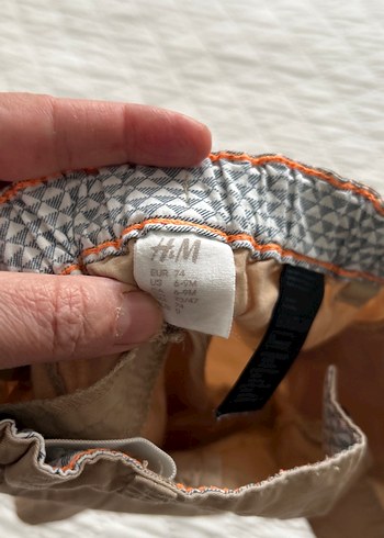 Erkek Çocuk Bej Pamuklu Kemerli Şort - Görsel 3