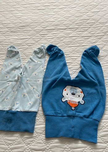 Mavi Erkek Bebek Triko Pantolonlar - Görsel 2