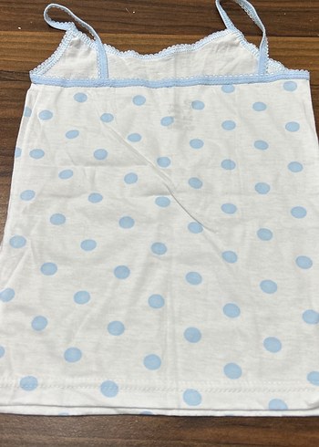 Bebek Beyaz Puantiyeli Atlet - Görsel 2