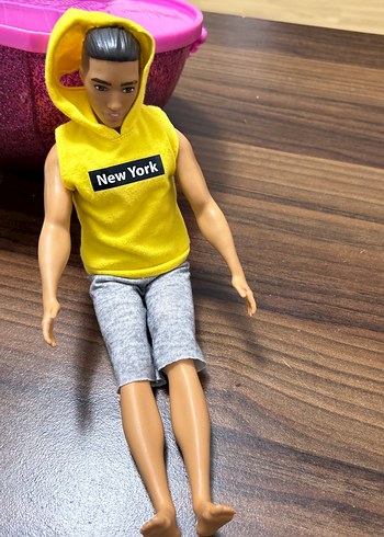 Sarı Kapüşonlu New York Yazılı Erkek Bebek - Görsel 2