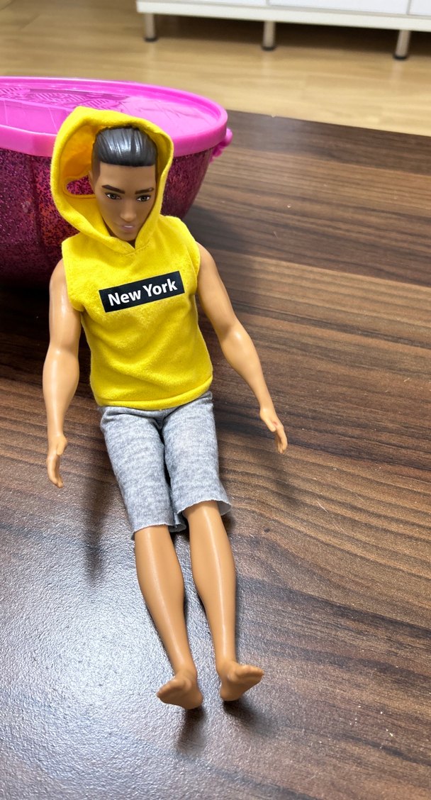 Sarı Kapüşonlu New York Yazılı Erkek Bebek - Görsel 2