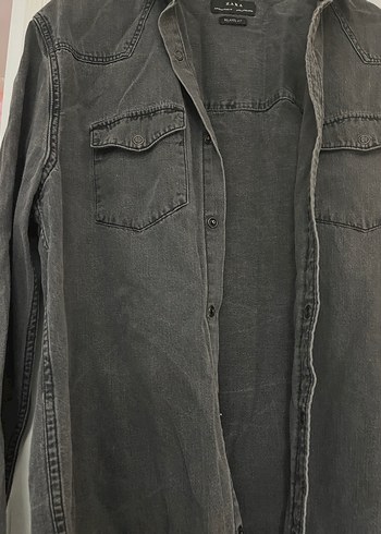 Zara Zara erkek Denim Gömlek