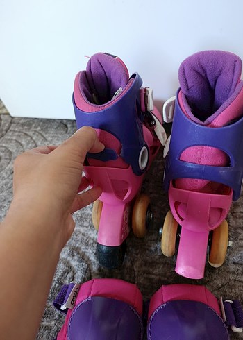  Beden Oxelo Pembe Çocuk Paten Seti