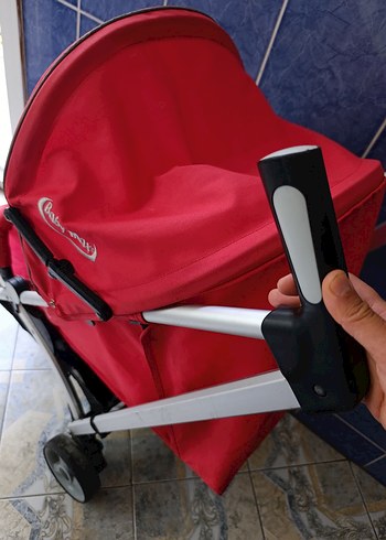 0 - 13 kg Beden kırmızı Renk BASTON BEBEK ARABASI