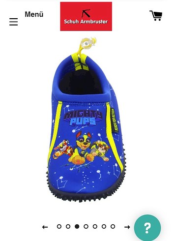 paw patrol deniz ayakkabısı
