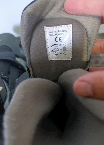 tek ebat Beden gri Renk VOİT MARKA PATEN 34_37