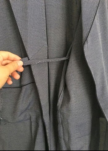 Gri Uzun Kollu Erkek Sabahlık - Görsel 4