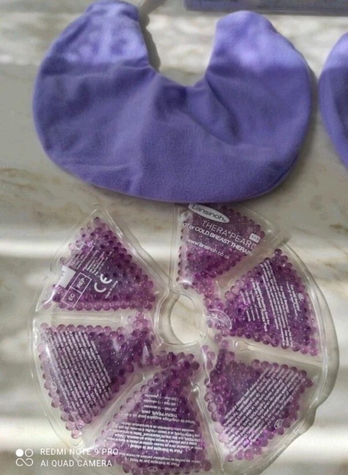 Pastel Mor Göğüs Pedi Seti - Görsel 2