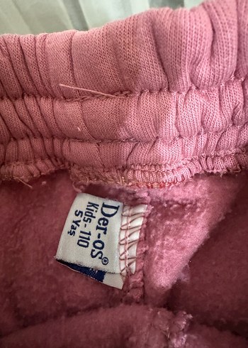 Kız Çocuk Pembe Rahat Eşofman Altı - Görsel 3