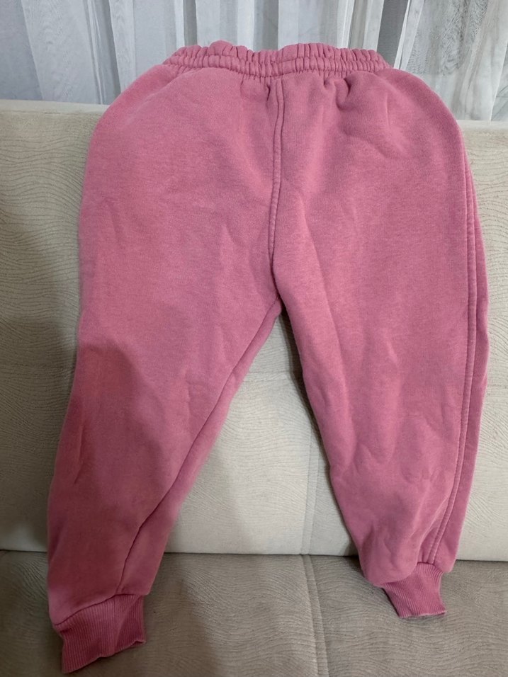 Kız Çocuk Pembe Rahat Eşofman Altı - Görsel 2