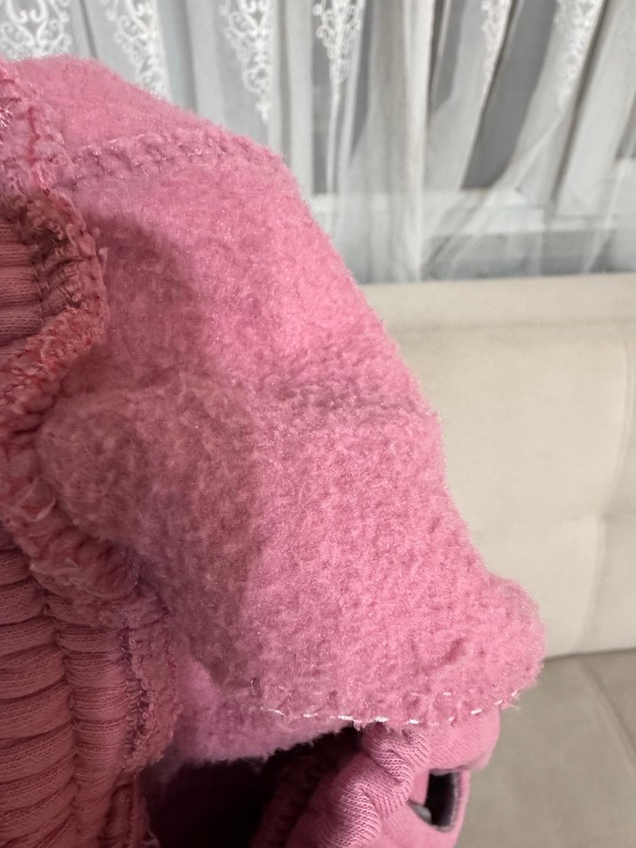 Kız Çocuk Pembe Rahat Eşofman Altı - Görsel 4