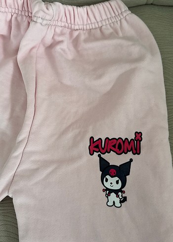 Kız Çocuk Pembe Rahat Kesim Eşofman Altı - Görsel 3