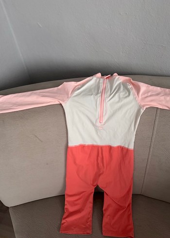 Uzun Kollu Pembe Kız Çocuk Mayo - Görsel 4