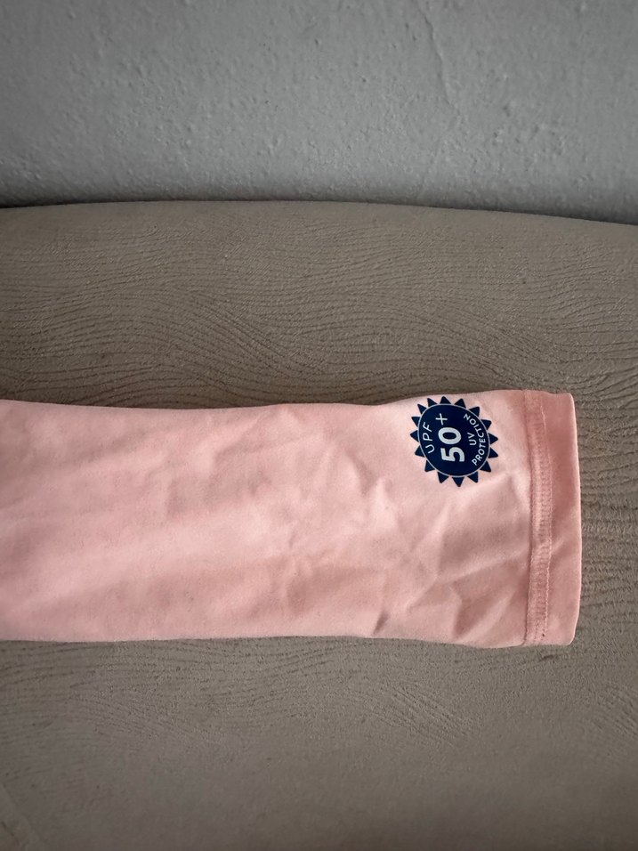 Uzun Kollu Pembe Kız Çocuk Mayo - Görsel 5