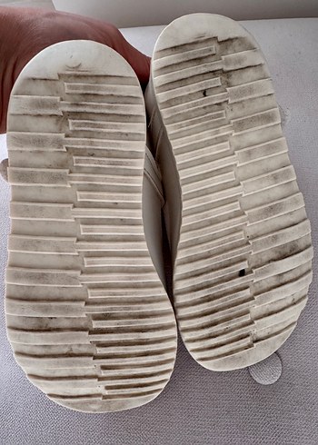 Kız Çocuk Beyaz Tokalı Babet Ayakkabı - Görsel 4