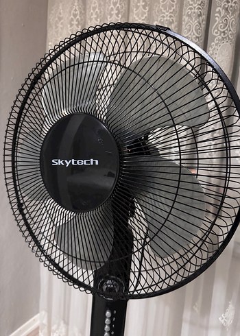 Ayaklı Siyah Skytech Vantilatör - Görsel 2