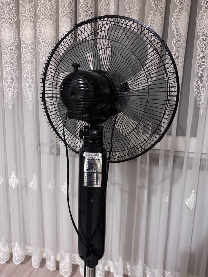 Ayaklı Siyah Skytech Vantilatör - Görsel 4