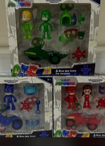 Pj maskeliler bir paket arabalı 
