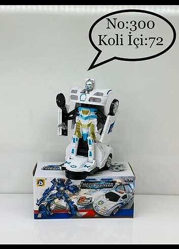 Robota dönüşen polis arabası 
