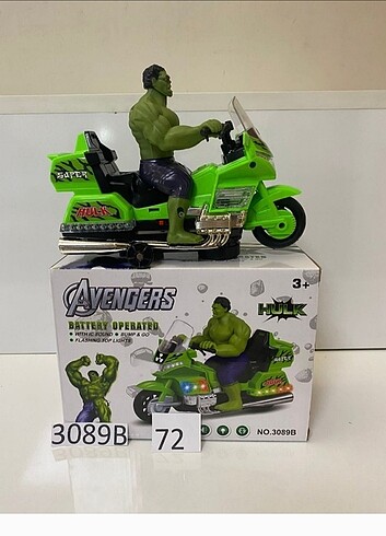 Hulk motor sesli ışıklı gezen