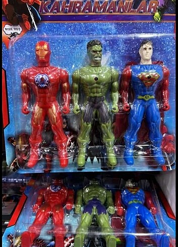 Avengers yenilmezler ışıklı set 