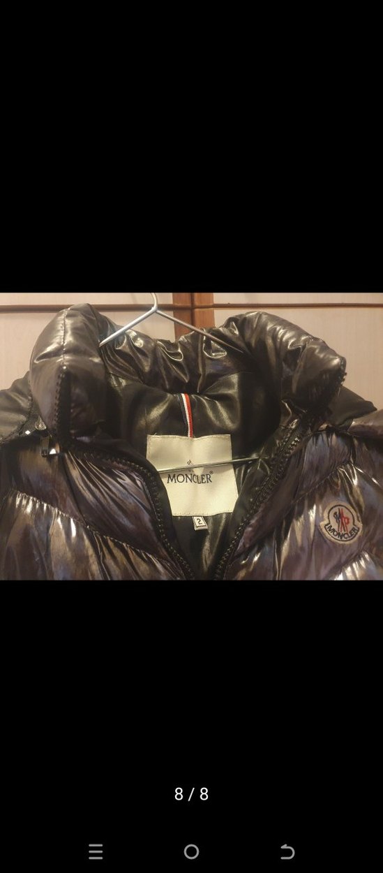 moncler lGri Kadın Kürklü Şişme Yelek - Görsel 3