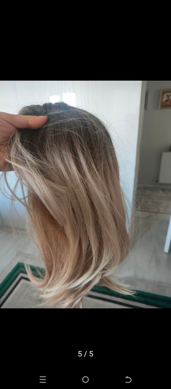 ombreli peruk - Görsel 5