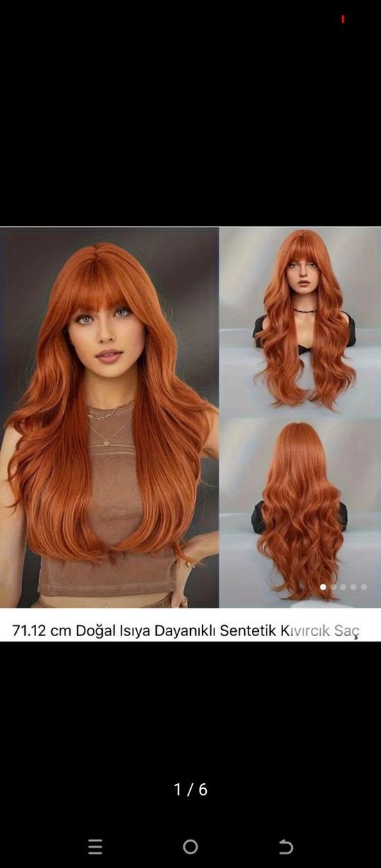 Hürrem Peruk kızıl - Görsel 2